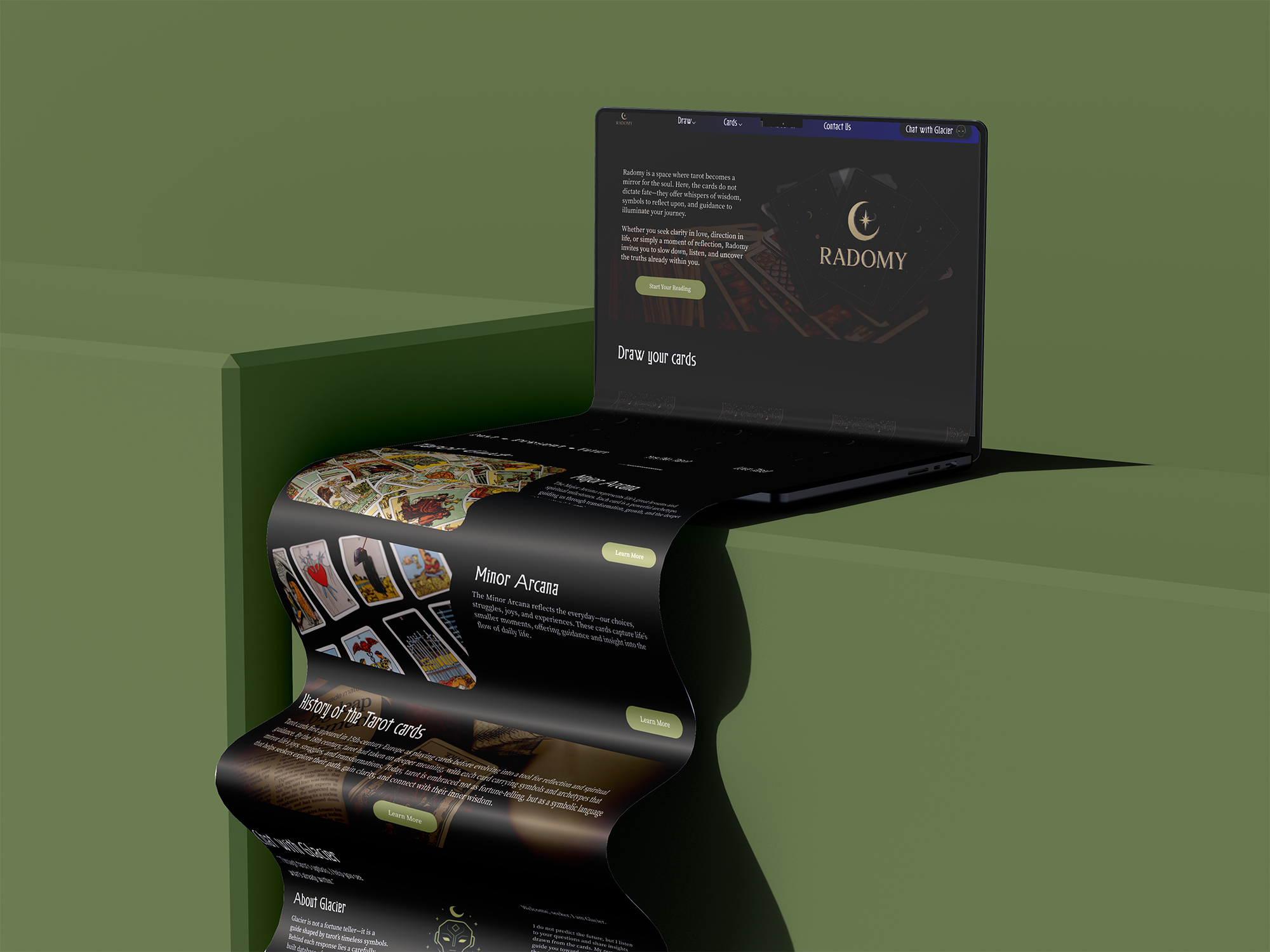 Radomy Tarot Website Design