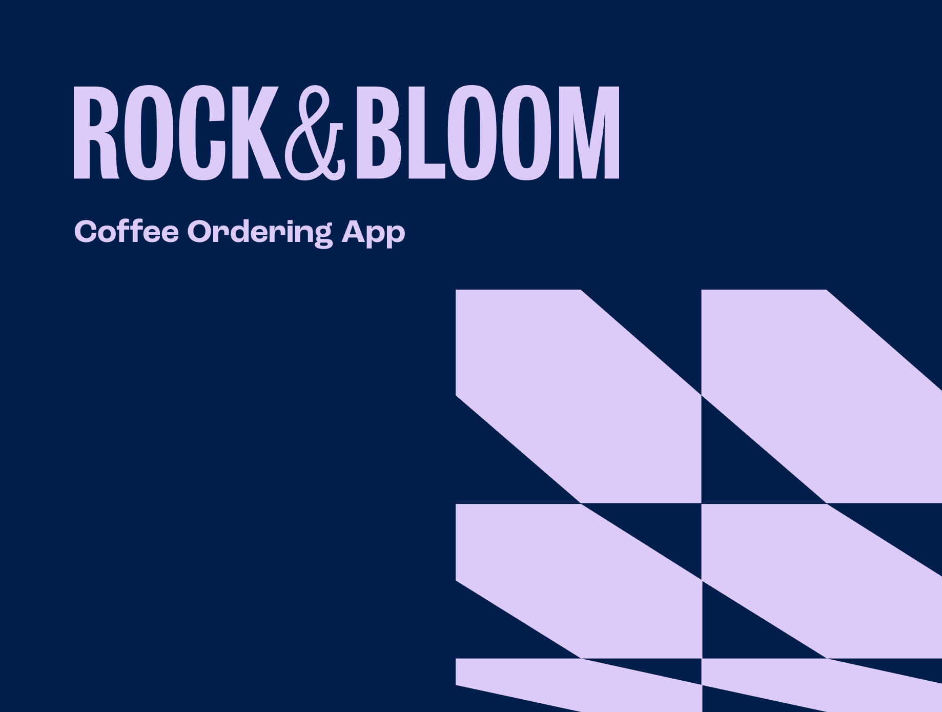 Rock & Bloom Coffee Ordering App Preview