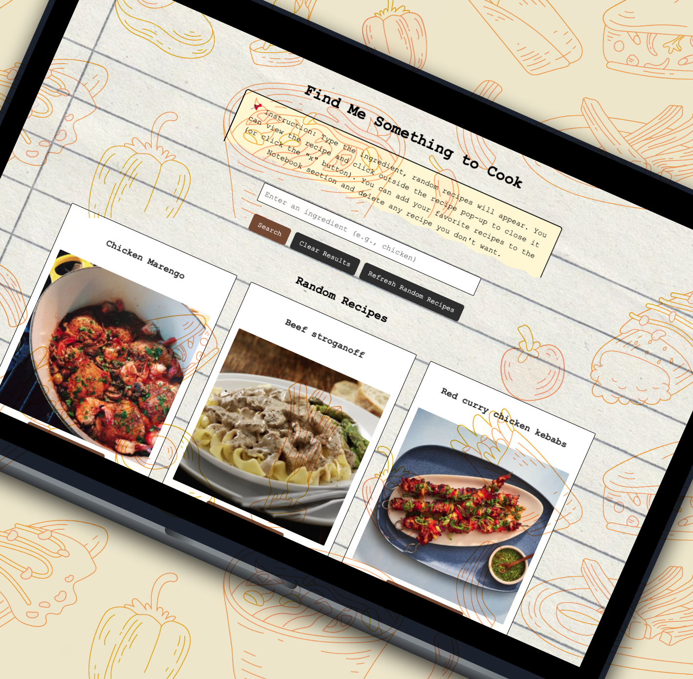 Recipe Finder Preview